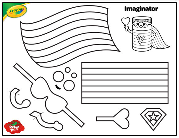 Thumbnail of Imaginator Crayola and Peter Pan Peanut Butter craft project