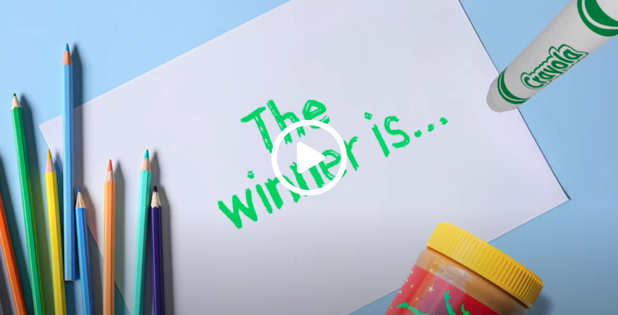 Peter Pan x Crayola Sweepstakes Winner Video